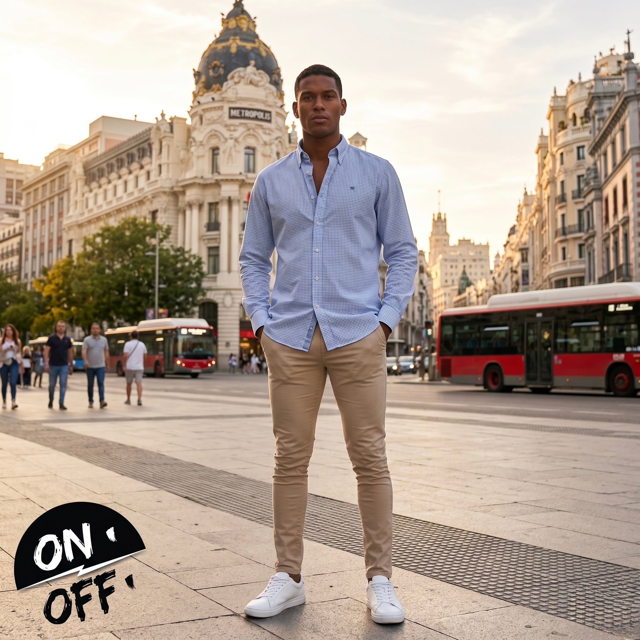 Inspiración editorial de Hackett London Camisa L