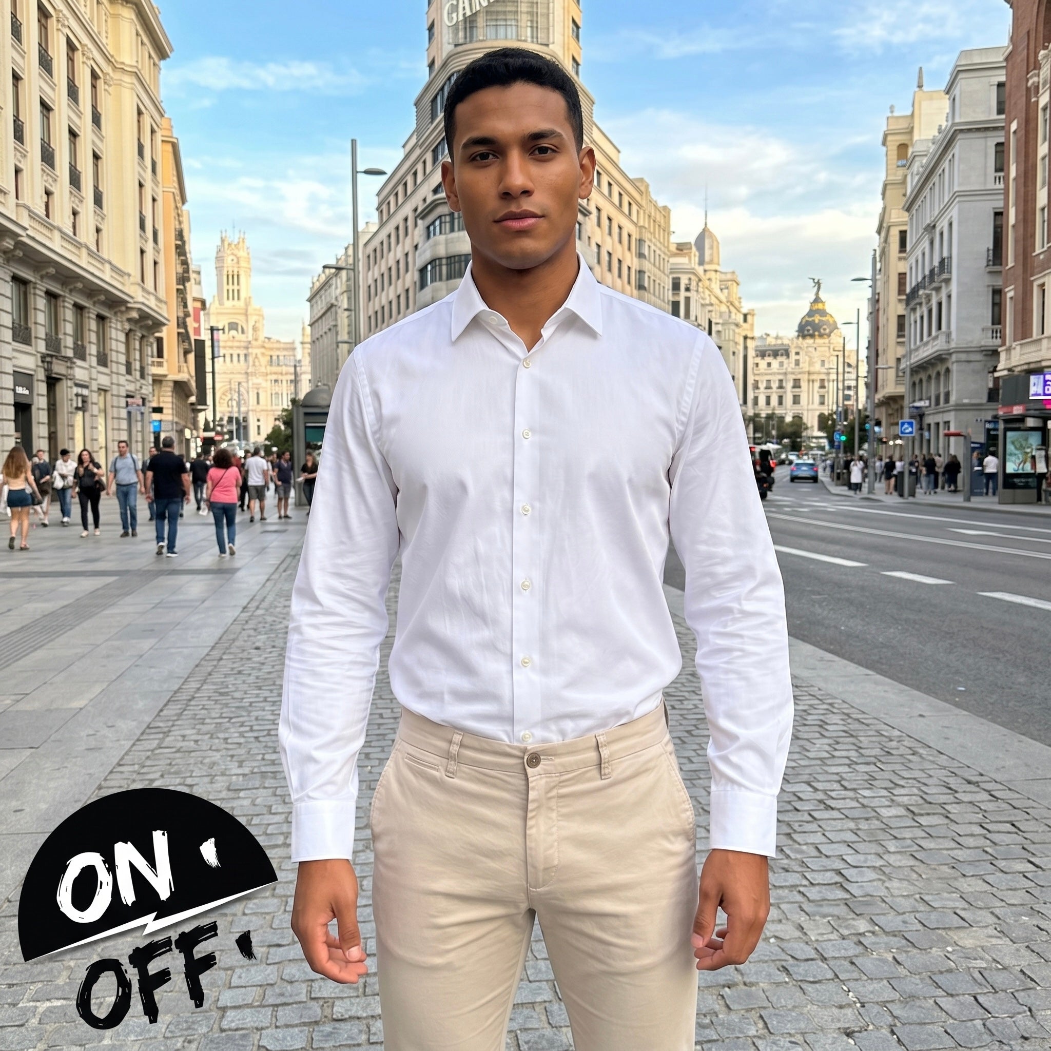 Inspiración editorial de Hugo Boss Camisa XXL