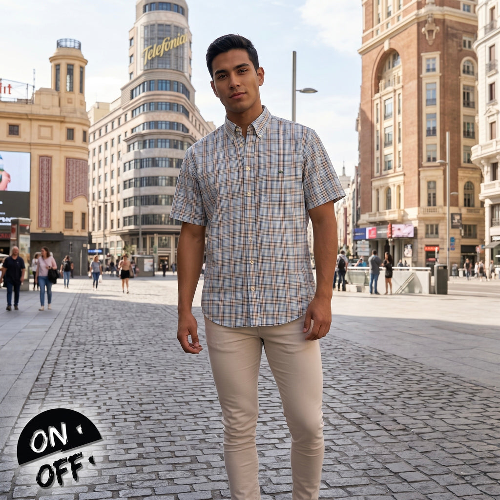 Inspiración editorial de Lacoste Camisa Manga Corta L