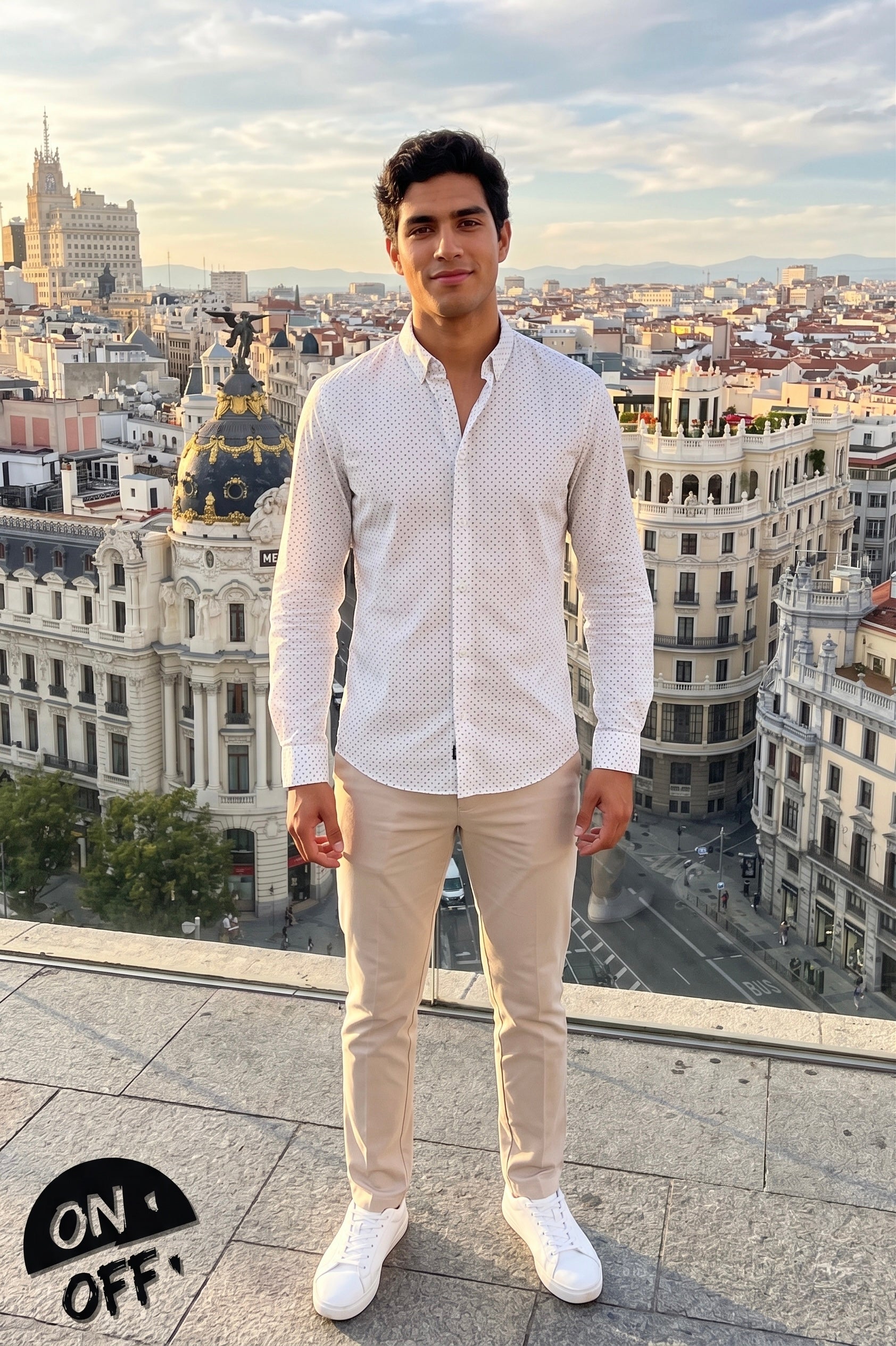 Inspiración editorial de Armani Exchange Camisa M