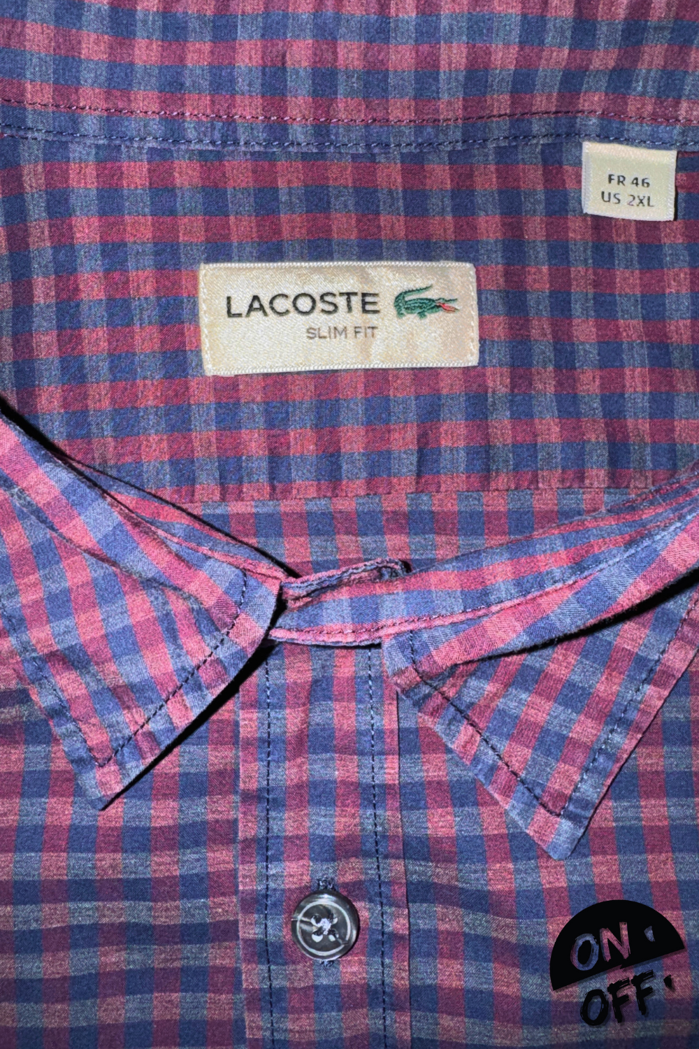 Lacoste Camisa XXL — detalle 2