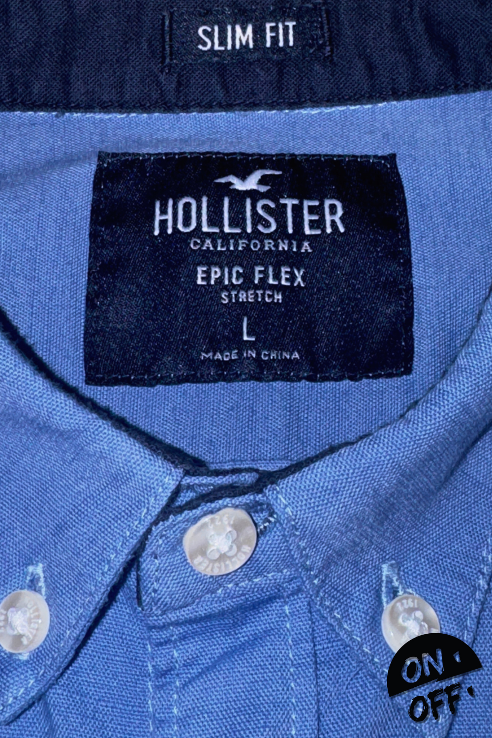 Hollister Camisa L — detalle 2
