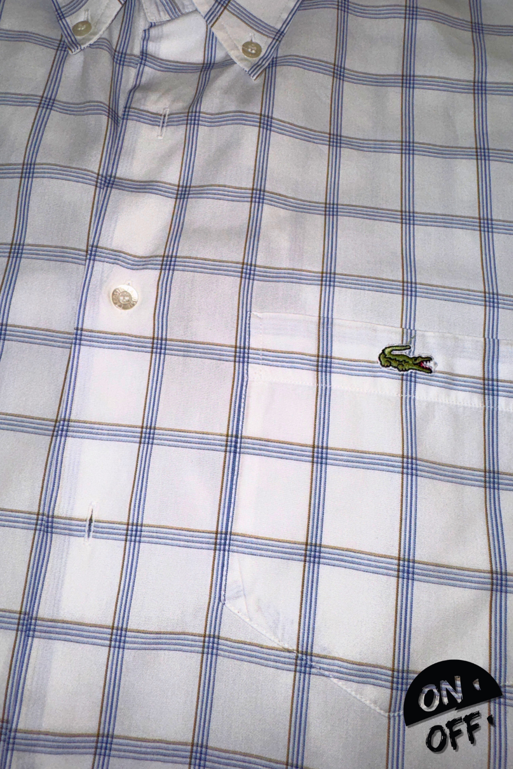 Lacoste Camisa Manga Corta XXL — detalle 4