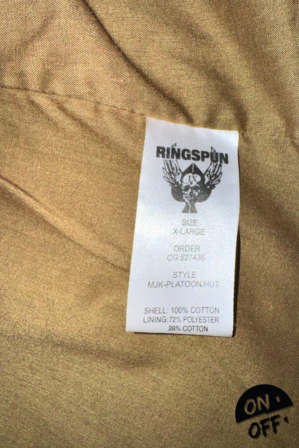 Ringspun Abrigo XL — detalle 5