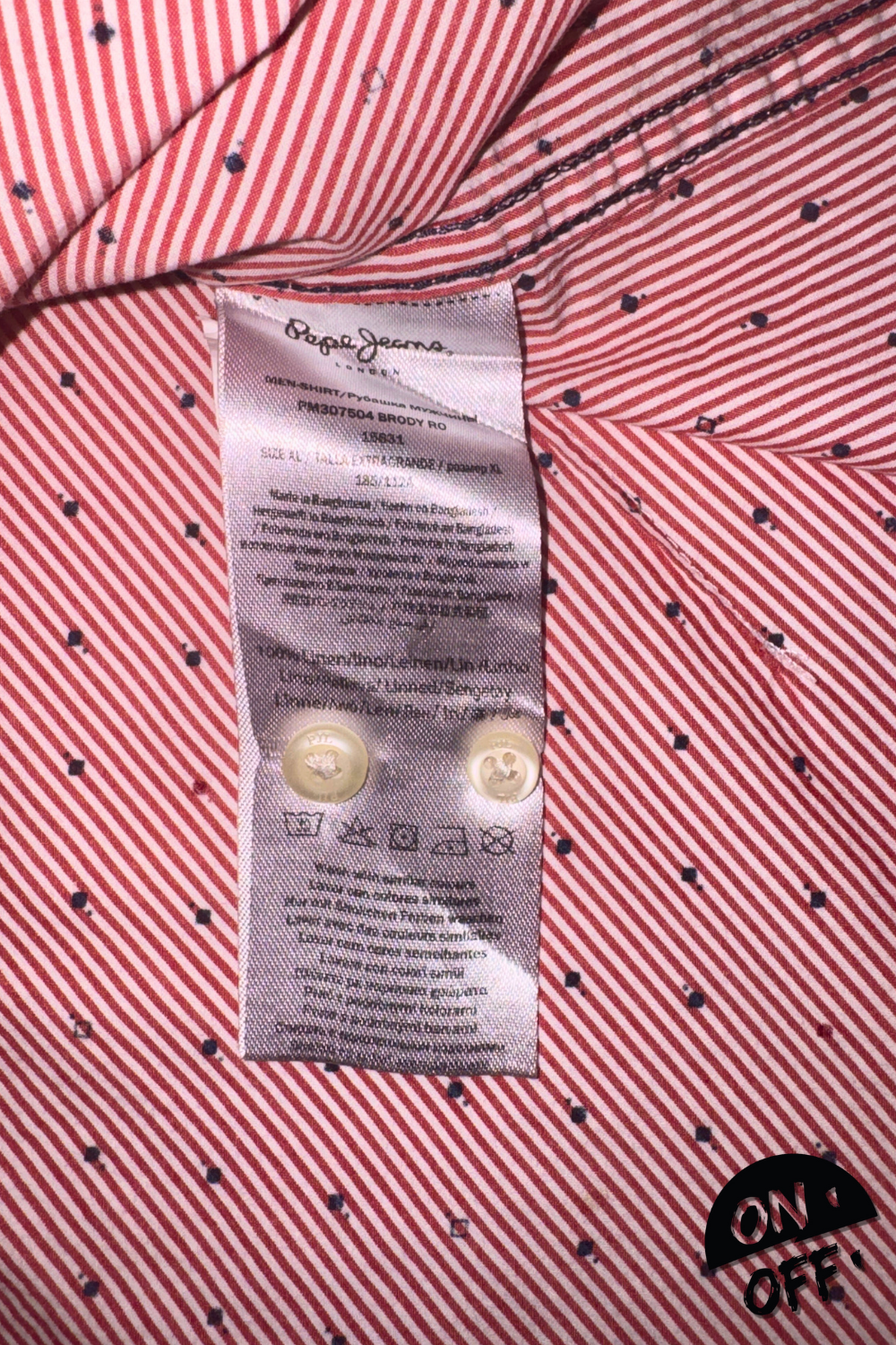 Pepe Jeans Camisa XL — detalle 5