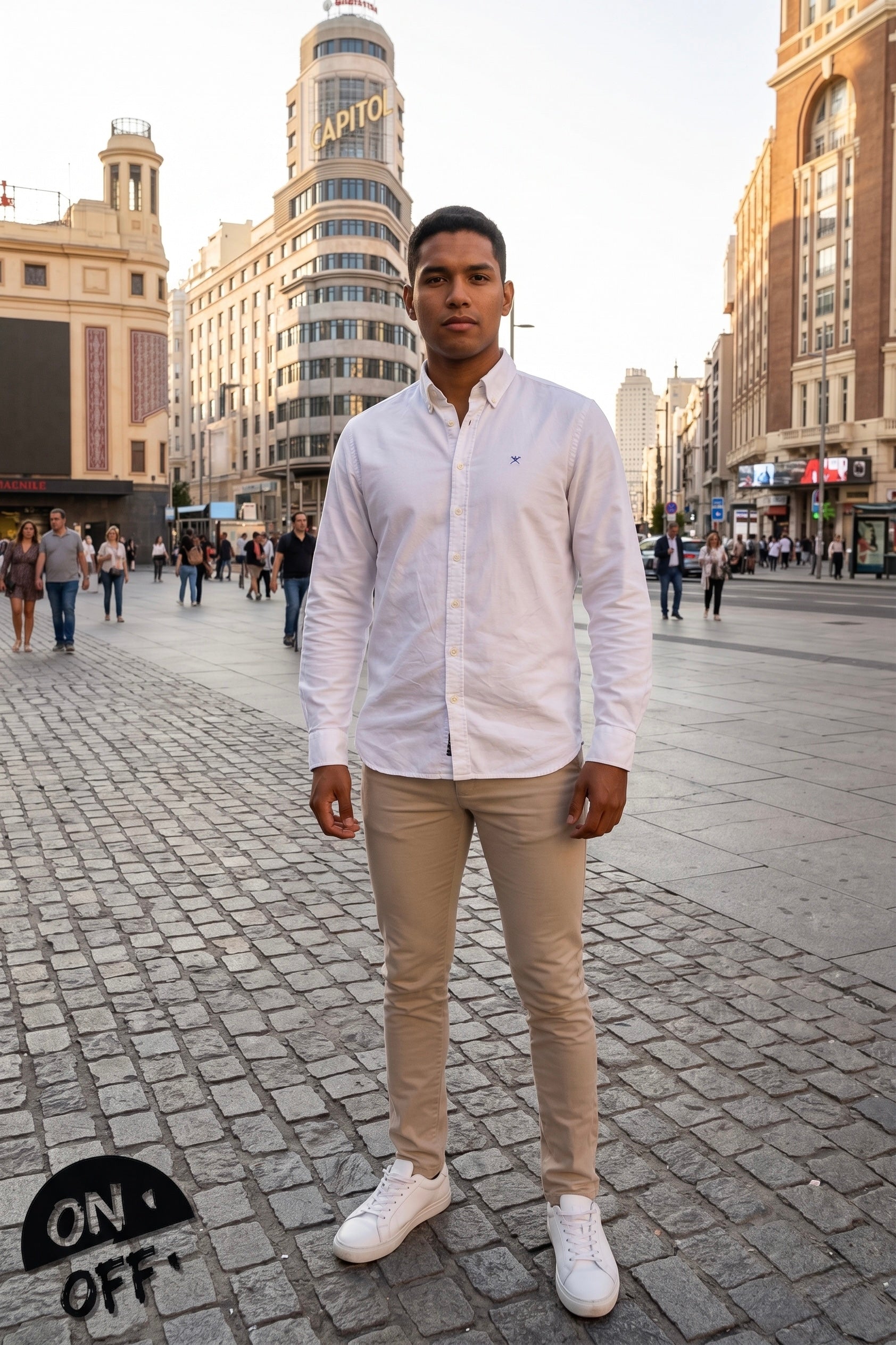 Inspiración editorial de Hackett London Camisa L