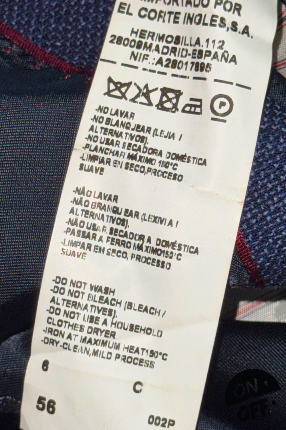 Emidio Tucci Americana XL — detalle 8