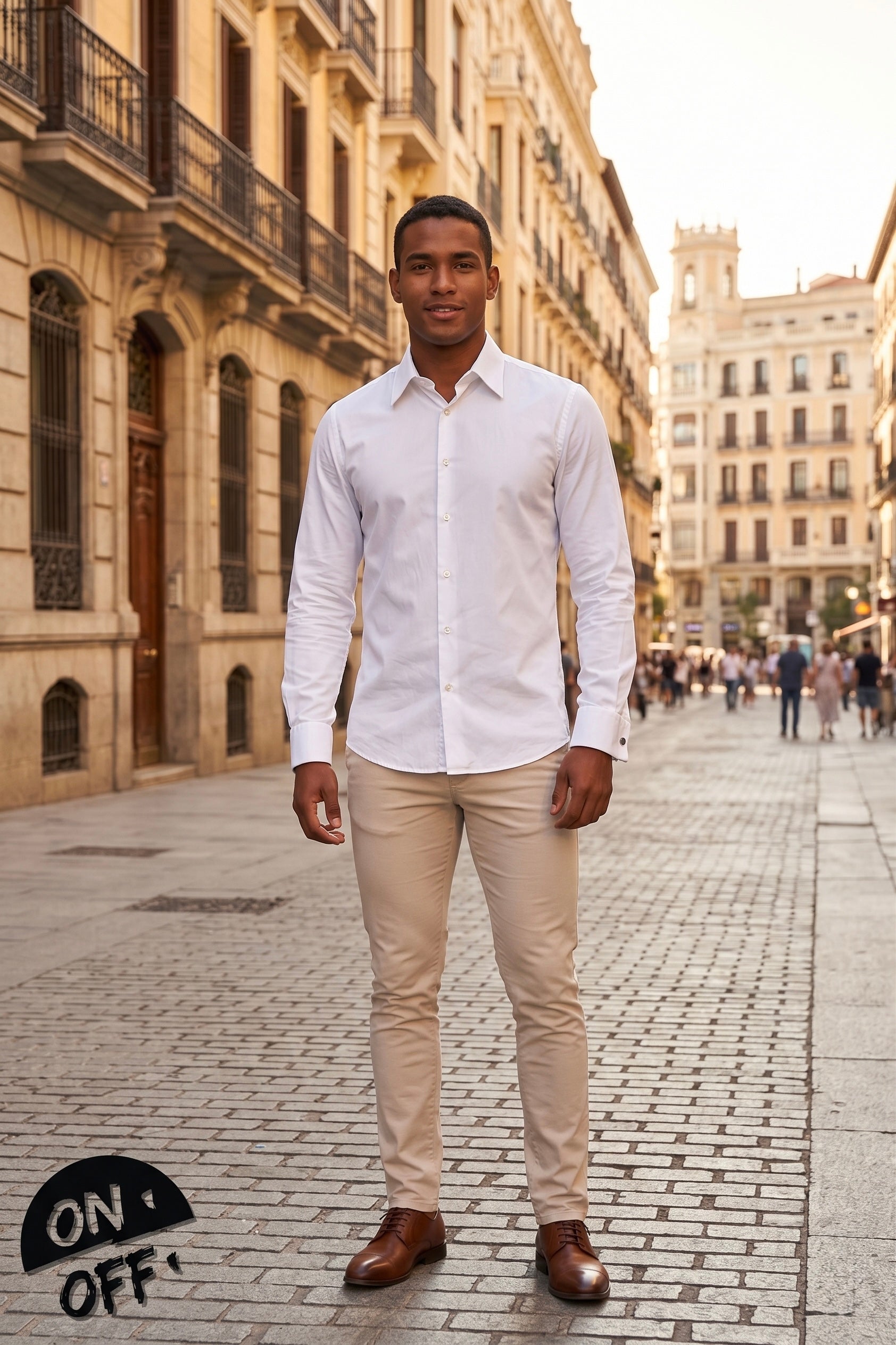 Inspiración editorial de Hugo Boss Camisa XL